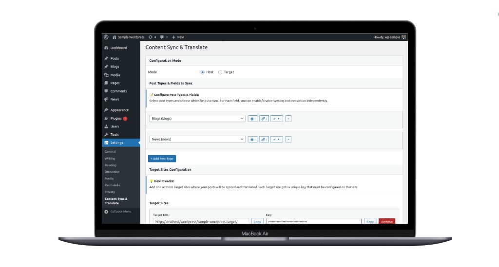 Content Sync & Translate